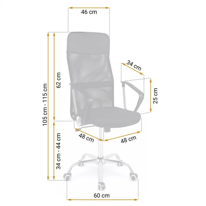 Офісне крісло з мікросітки Sofotel Sorti - Зображення 6
