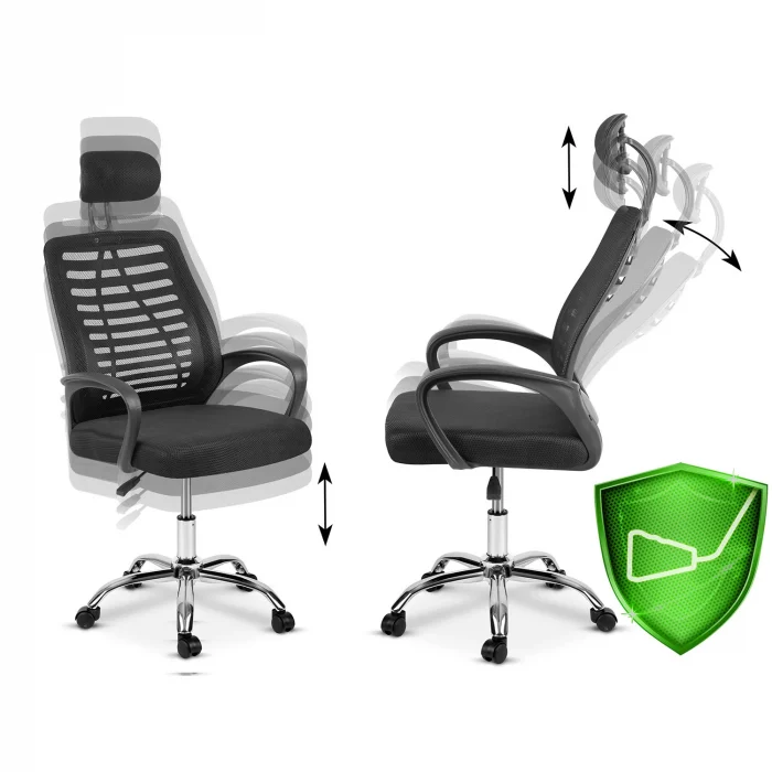 Офісне крісло Sofotel Bristi з мікросітки - Зображення 7