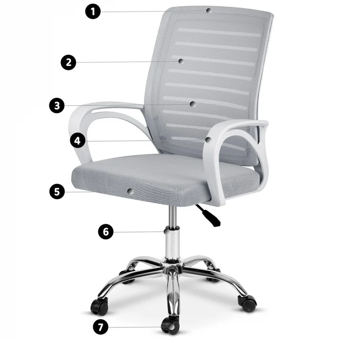 Офісне крісло Sofotel Vinto з мікросітки - Зображення 12