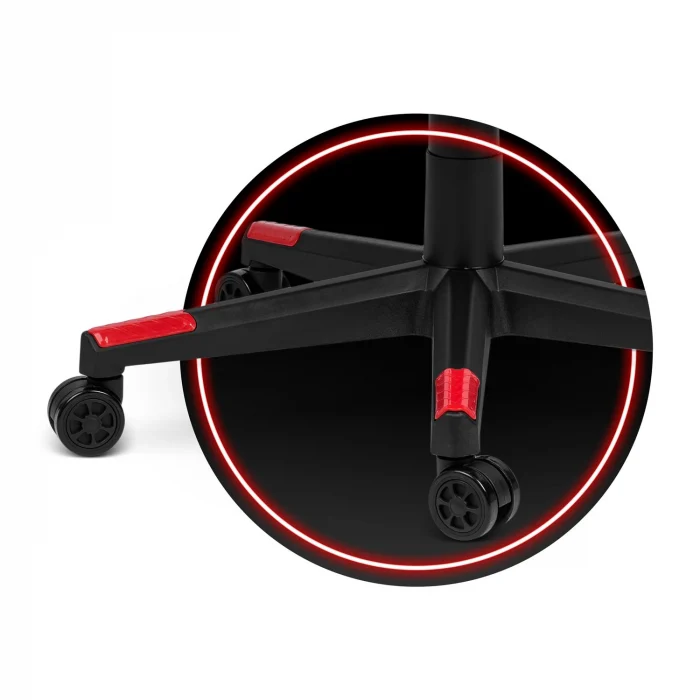 fotel-gamingowy-shiro-czarno_26651 Ігрове крісло Shiro чорно-червоне - Зображення 6