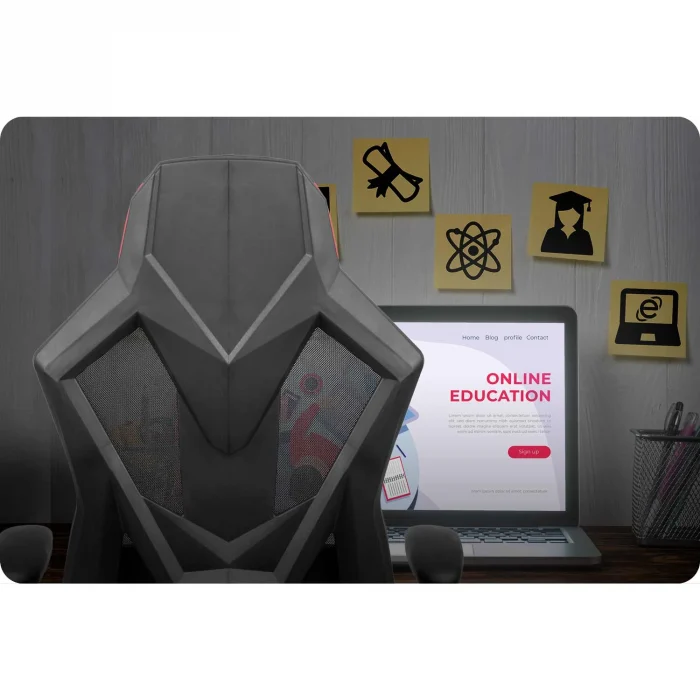 fotel-gamingowy-shiro-czarno_26656 Ігрове крісло Shiro чорно-червоне - Зображення 15