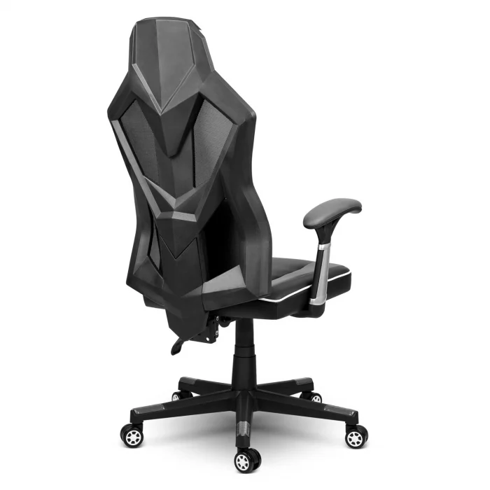 fotel-gamingowy-shiro-czarno_26658 Ігрове крісло Shiro чорно-біле - Зображення 3