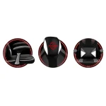 Ігрове крісло Shiro чорно-біле - Зображення 9