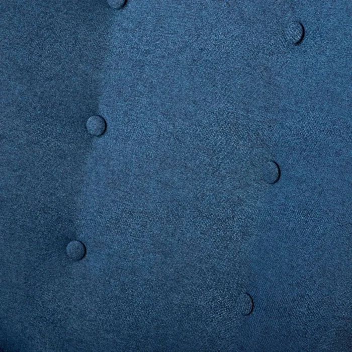 Скандинавське крісло з підніжками, синє - Зображення 2