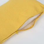 Скандинавське крісло з підніжками, жовте - Зображення 9