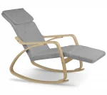 Крісло-качалка Suzi - світло-сірий - Зображення 4