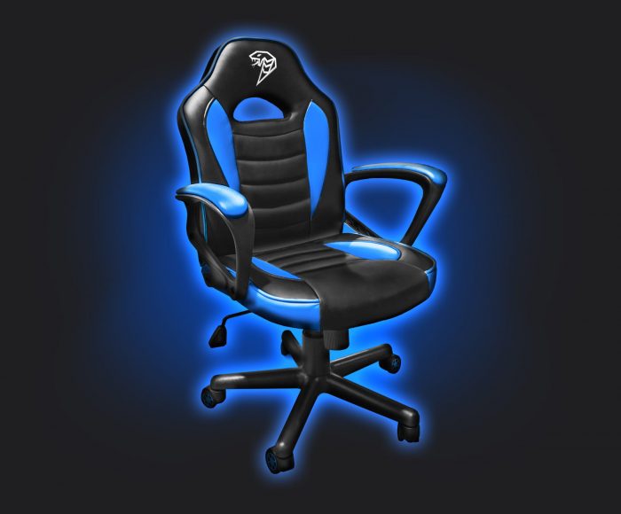 Ігрове крісло COBRA JUNIOR синій і чорний - Зображення 2