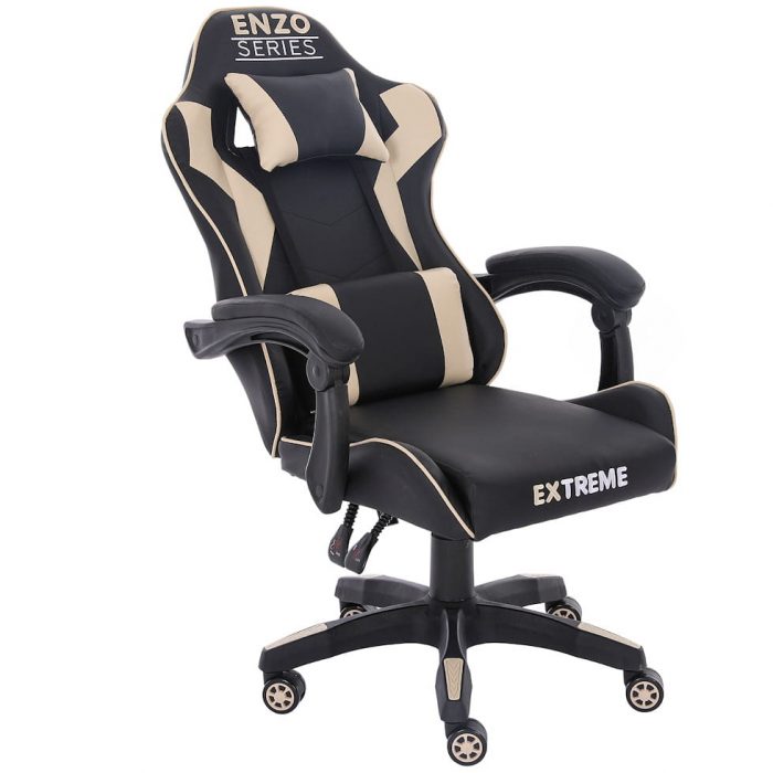 Ігрове крісло для Gamer Extreme ENZO Beige Елегантний комфорт - Зображення 6