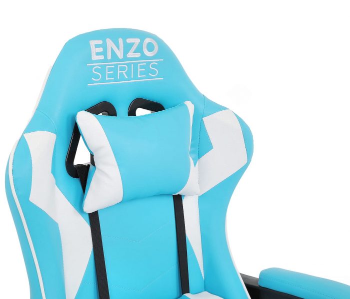 Ігрове крісло для Gamer Extreme ENZO Blue White Стиль та комфорт для професіоналів геймінгу - Зображення 5