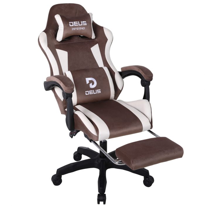 Геймерське крісло DEUS Inferno Brown-Стильне та комфортне - Зображення 3