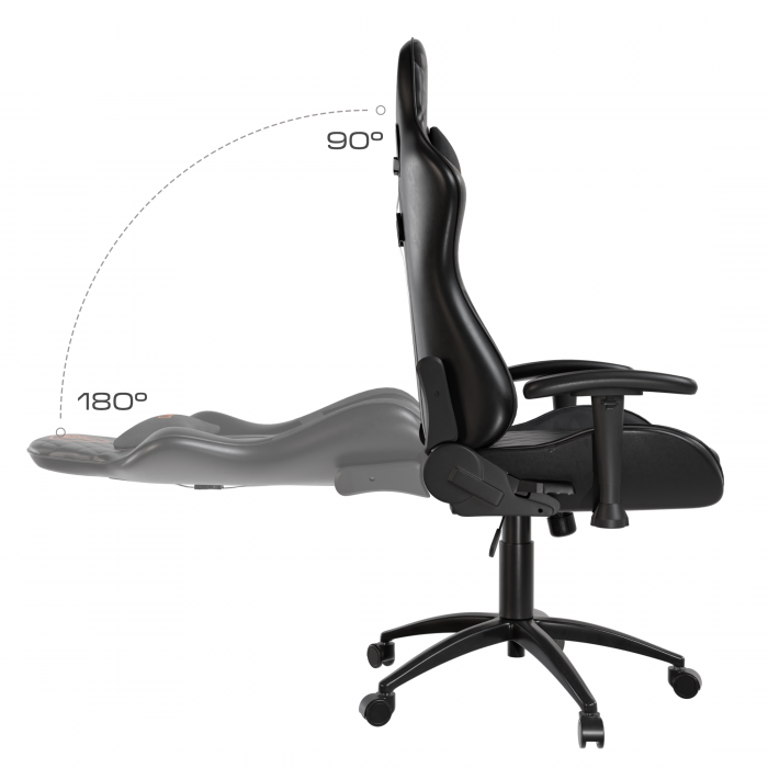 Ігрове крісло Draco CRF191 Black - Зображення 2