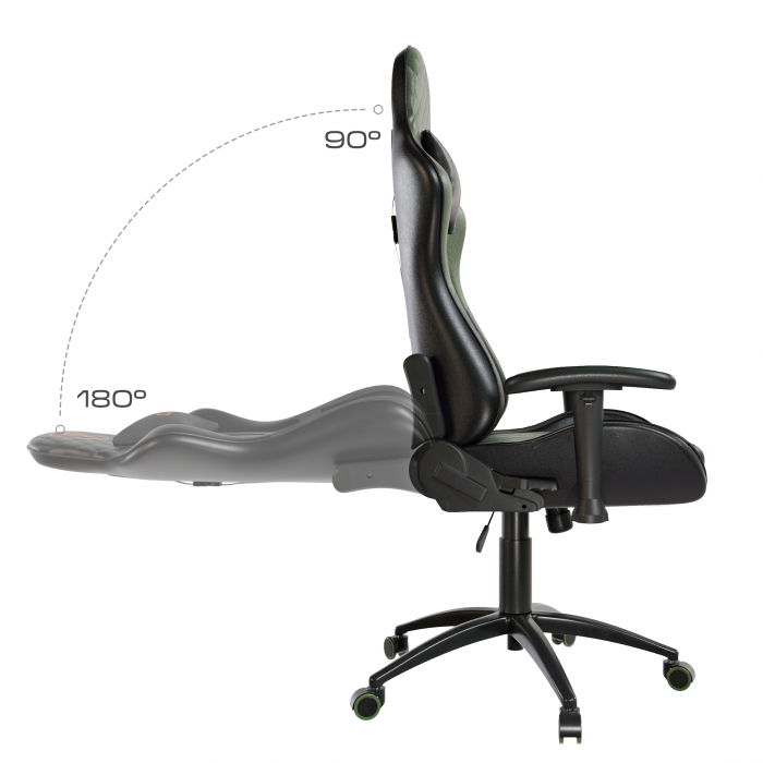 Ігрове крісло Draco CRF194 Green - Зображення 4