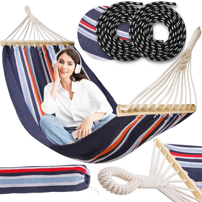 hamak-ogrodowy-200-x-100-cm-so_1349 Гамак садовий 200 x 100 см Sofotel Bahama Single 1-осібний - Легкість і комфорт - Зображення 1