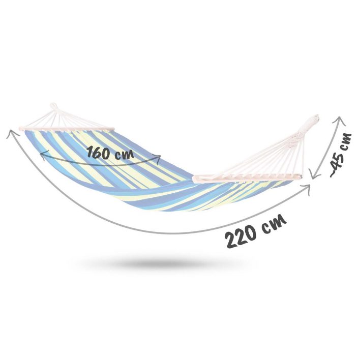 hamak-ogrodowy-220-x-160-cm-ba_1347 Гамак садовий 220 x 160 см Bahama Double 2-осібний - Комфорт для двох - Зображення 7