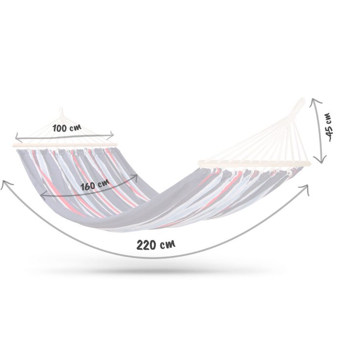 hamak-ogrodowy-220-x-160-cm-so_1226 Гамак садовий 220 x 160 см Sofotel Bahama Double 2-осібний - Стильний та зручний - Зображення 7