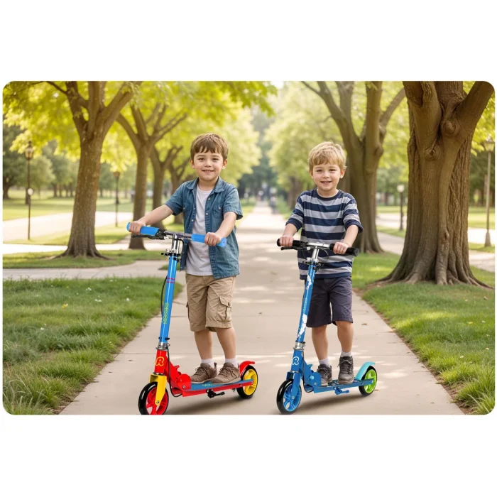 Самокат Kodi синьо-червоний Ricokids - Зображення 11