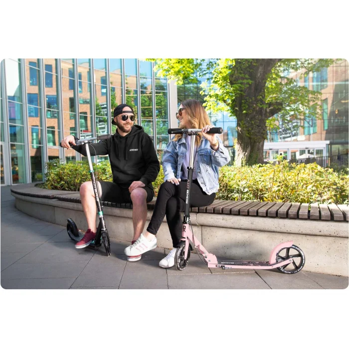 Самокат Soke City чорно-рожевий - Зображення 4