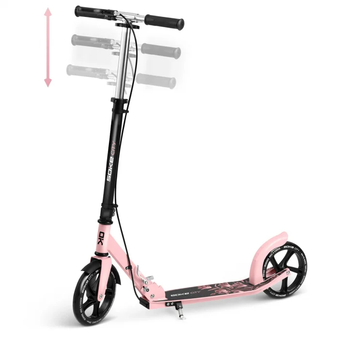 Самокат Soke City чорно-рожевий - Зображення 20