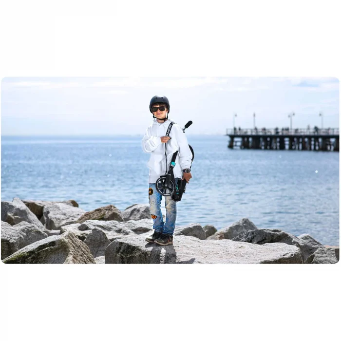 Самокат Soke City, чорно-бірюзовий - Зображення 2