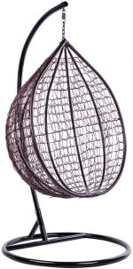 Підвісне садове крісло кокон коричневий GT-Sport ITAKA-BR без подушки - Зображення 2