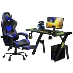 Офісне крісло Sofotel Cerber для геймера, чорно-синє - Зображення 6