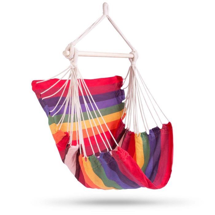 krzeslo-wiszace-rodos-wielokol_1096 Гойдалка садова Rodos багатокольорова - Для яскравих моментів - Зображення 2