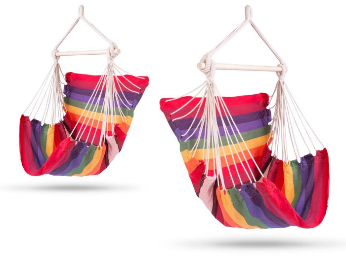 krzeslo-wiszace-rodos-wielokol_1099 Гойдалка садова Rodos багатокольорова - Для яскравих моментів - Зображення 3