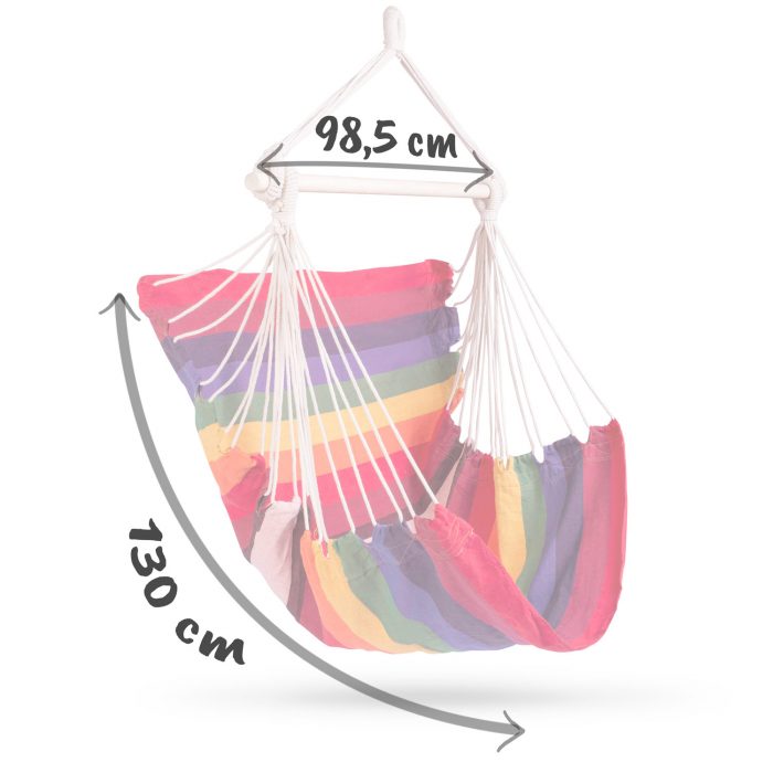 krzeslo-wiszace-rodos-wielokol_1101 Гойдалка садова Rodos багатокольорова - Для яскравих моментів - Зображення 6