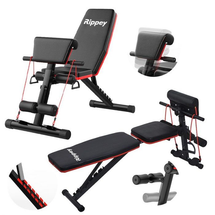 lawka-do-cwiczen-skosna-treningowa-regulowana-rp02 Лава тренувальна регульована RIPPEY RevoGym RP02-Ваш ідеальний партнер для ефективних тренувань - Зображення 1