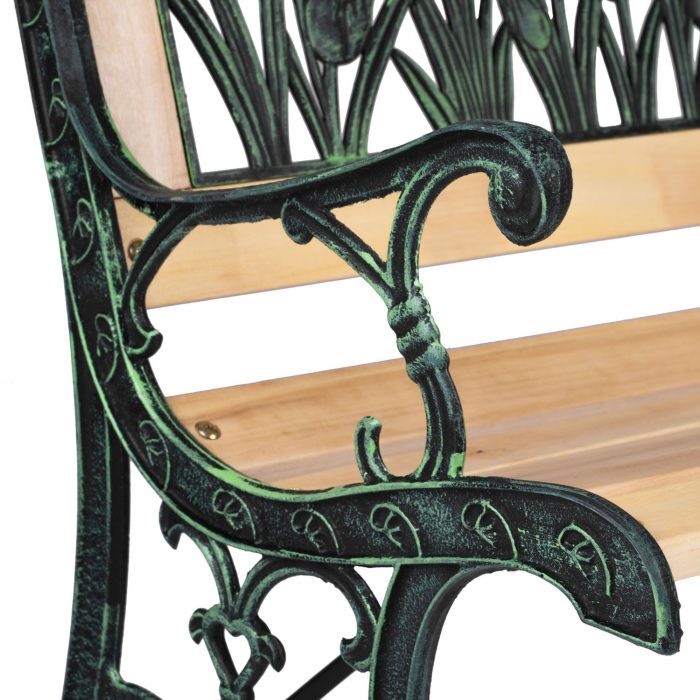 Лавка парковая з підлокітниками 123,5 x 74 x 48 см Gardi Tulip Sofotel - Гармонія кольору та форми - Зображення 8