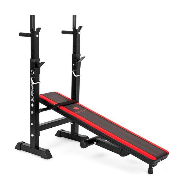 Лава для бодібілдингу пряма зі стійками Sapphire XYLO-LINE XG-025 - Зображення 2