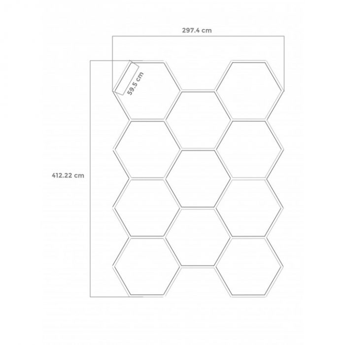 Стельовий світильник AUTO GAMMA білий 297x412 3500K - Зображення 3