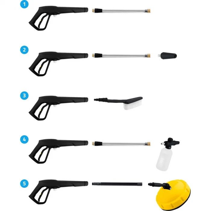 Мийка високого тиску з барабаном 2500W Humberg HM-302 - Зображення 17