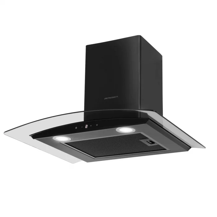 Витяжка кухонна 60см Black Berdsen BT-216 - Зображення 2