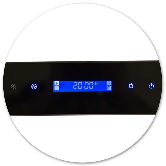 Витяжка кухонна 60см чорна Berdsen BE-60E - Зображення 4