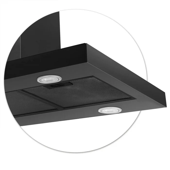 Витяжка кухонна 90см Black Berdsen BE-90E - Зображення 5