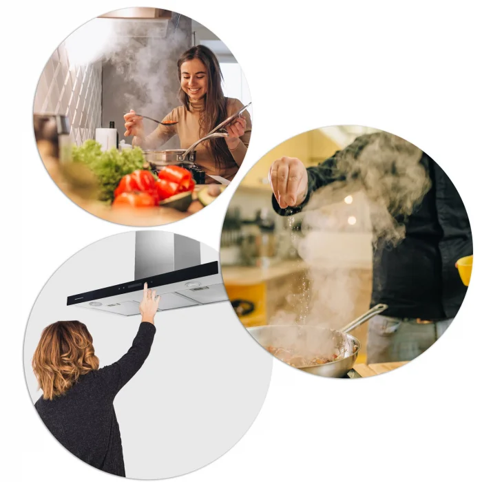 Витяжка кухонна 90см Black Berdsen BE-90S - Зображення 15