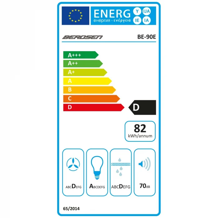 Витяжка кухонна 90см Black Berdsen BE-90E - Зображення 6