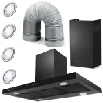 Витяжка кухонна 90см Black Berdsen BE-90E