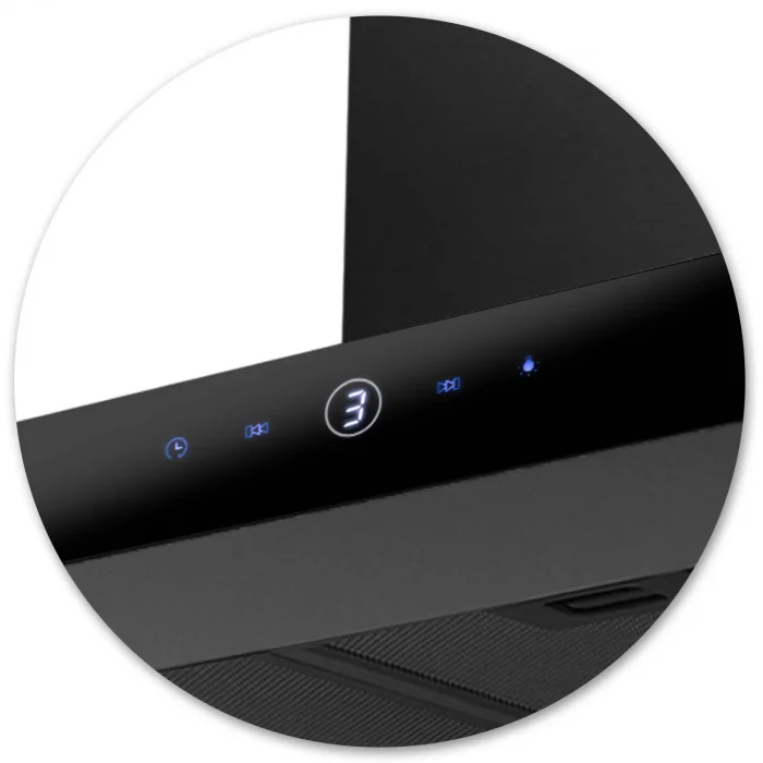 Витяжка кухонна 90 см Black Berdsen BT-218 - Зображення 3