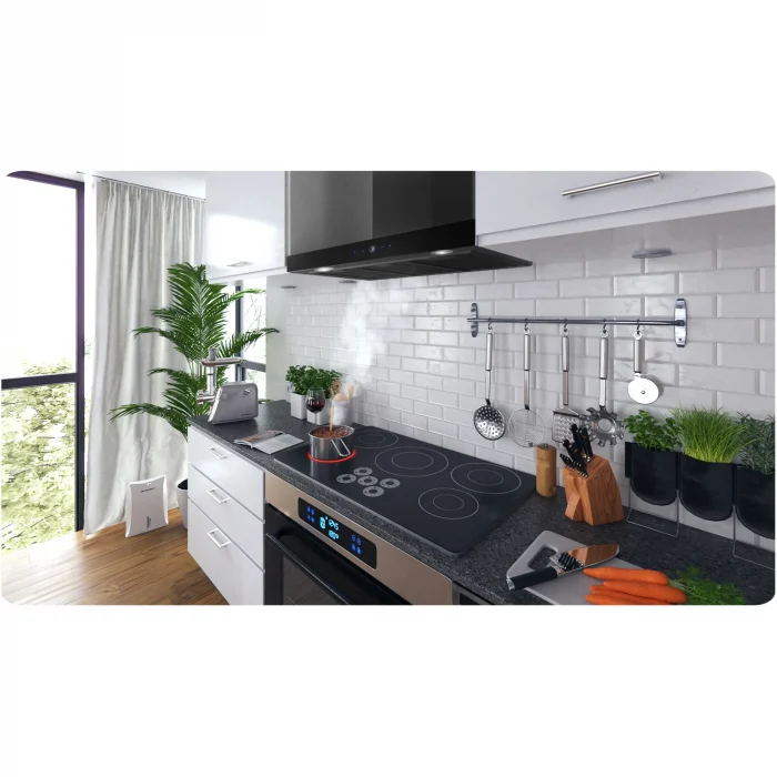 Витяжка кухонна 90 см Black Berdsen BT-218 - Зображення 9