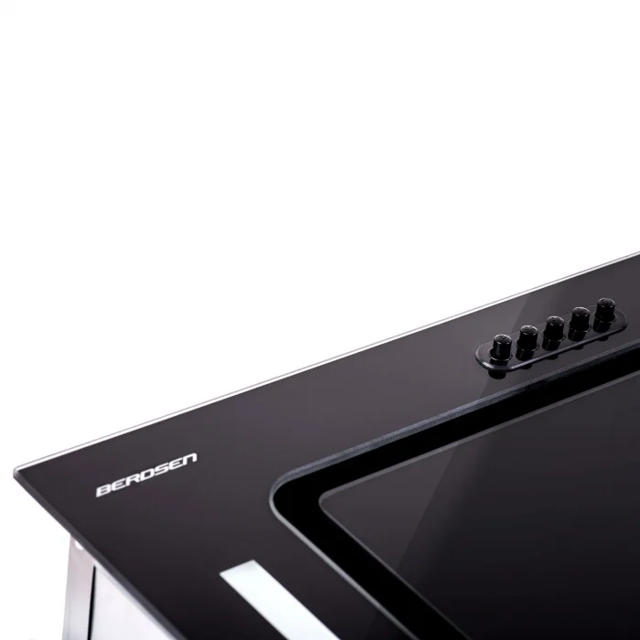 Витяжка кухонна під шафу 52см чорна BE-52A - Зображення 3