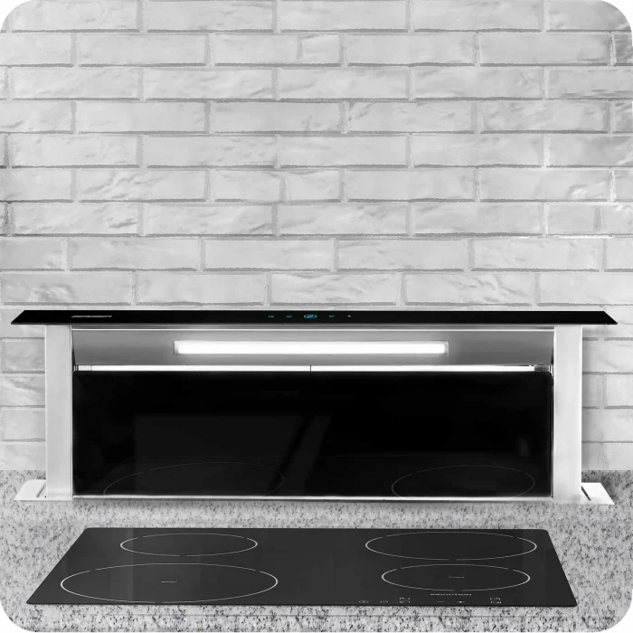 Витяжка кухонна настільна 90см чорна BT-290 - Зображення 5