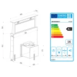 Витяжка кухонна настільна 90см чорна BT-290 - Зображення 10