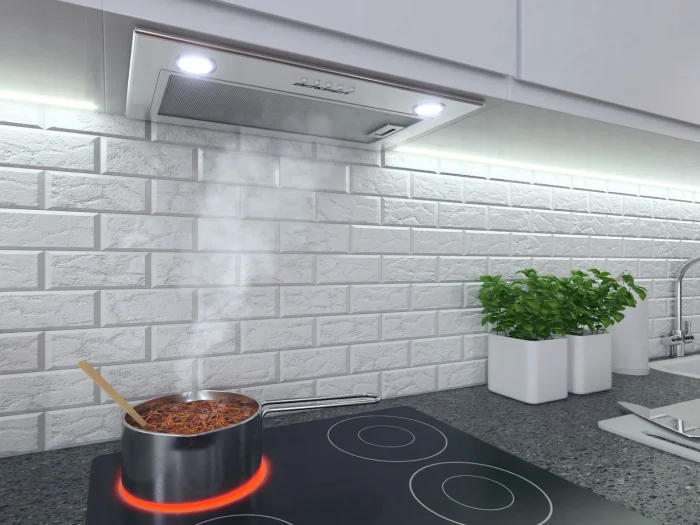 Вбудована кухонна витяжка 52 см Berdsen BT-231 INOX - Зображення 8