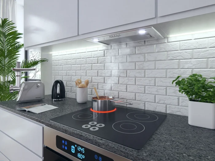 Вбудована кухонна витяжка 52 см Berdsen BT-231 INOX - Зображення 3