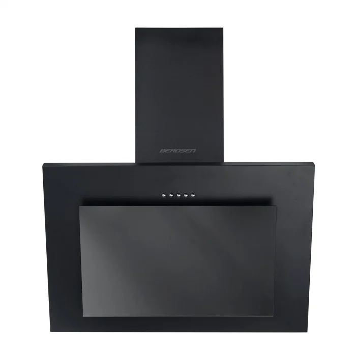 Витяжка камінна кухонна 60 см Berdsen BT-215 чорна - Зображення 3
