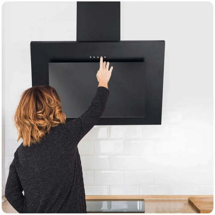 Витяжка камінна кухонна 60 см Berdsen BT-215 чорна - Зображення 12