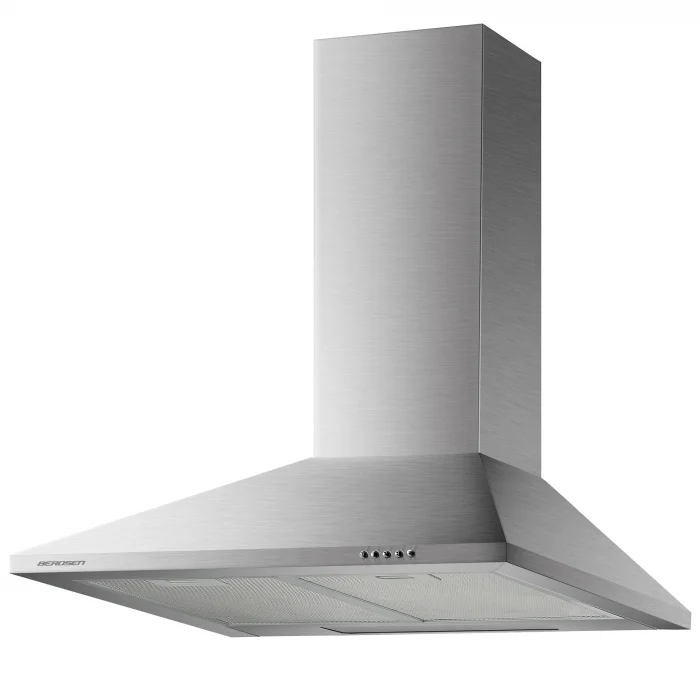 Витяжка кухонна камінна 60см Berdsen BT-213 INOX - Зображення 2