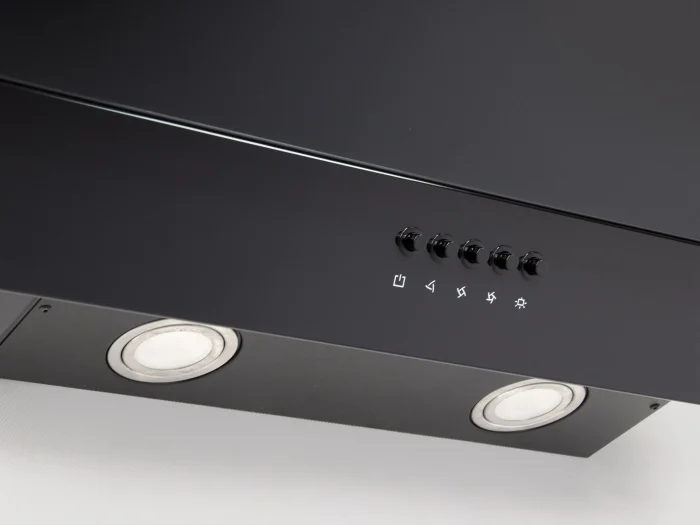 Витяжка камінна кухонна 60см Berdsen BT-212 чорна - Зображення 4